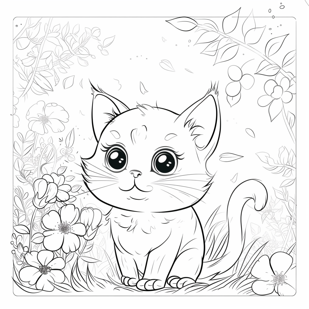 Cute Kitten for Toddlers