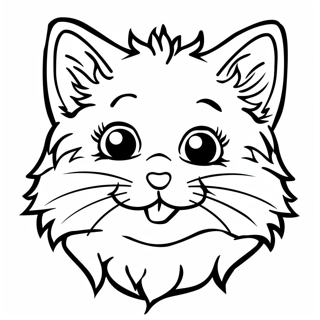 Fluffy Kitten Face