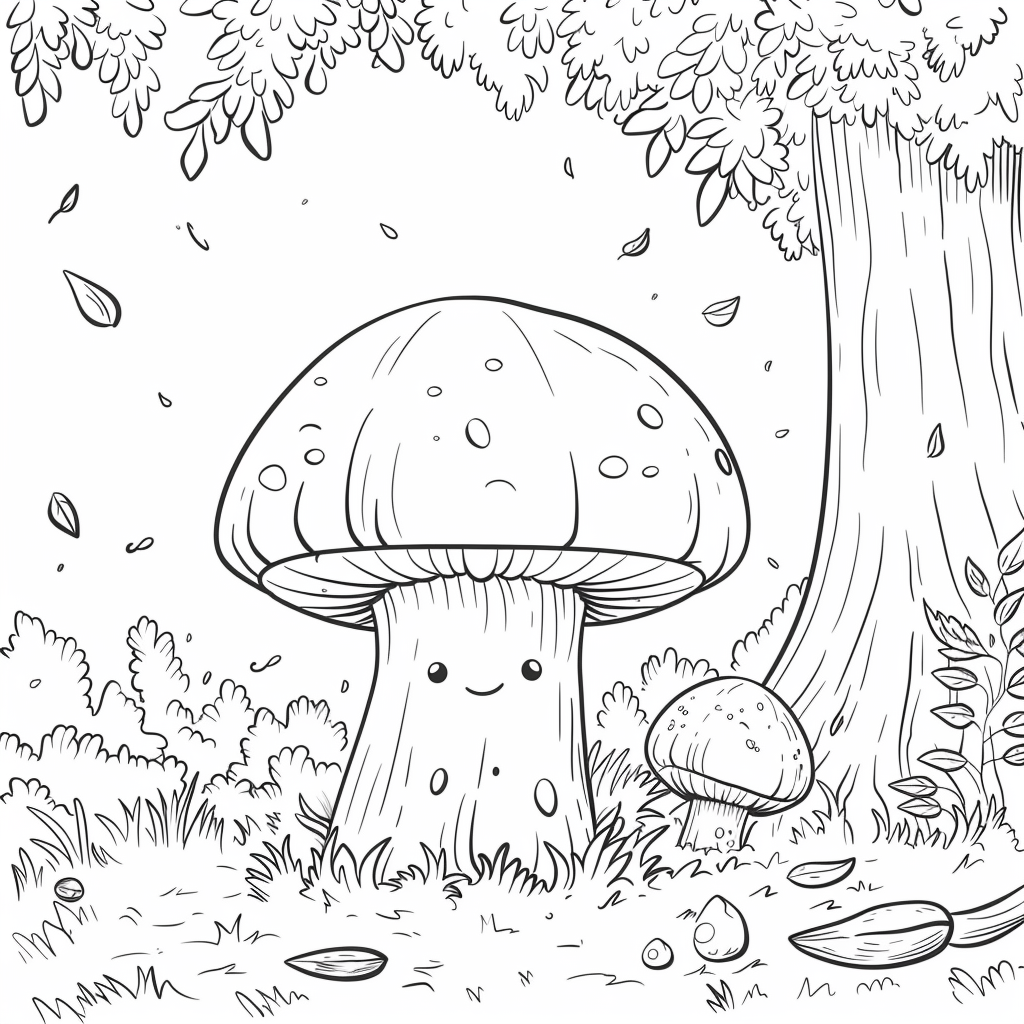 Mushroom and Tree Aesthetic