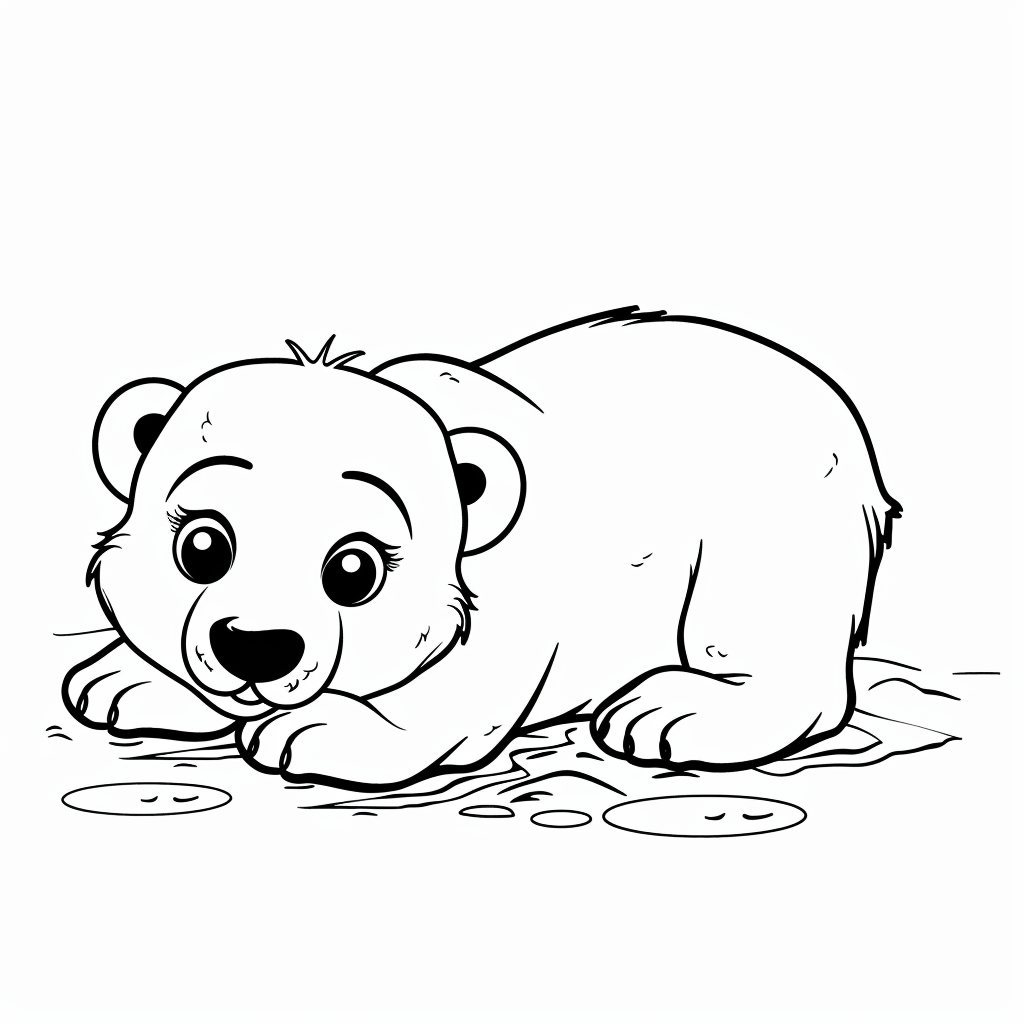 Polar Bear Playing