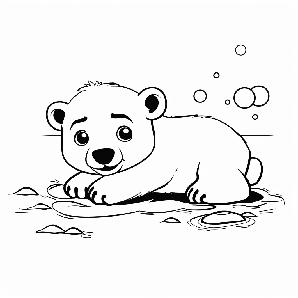 Polar Bear Playing