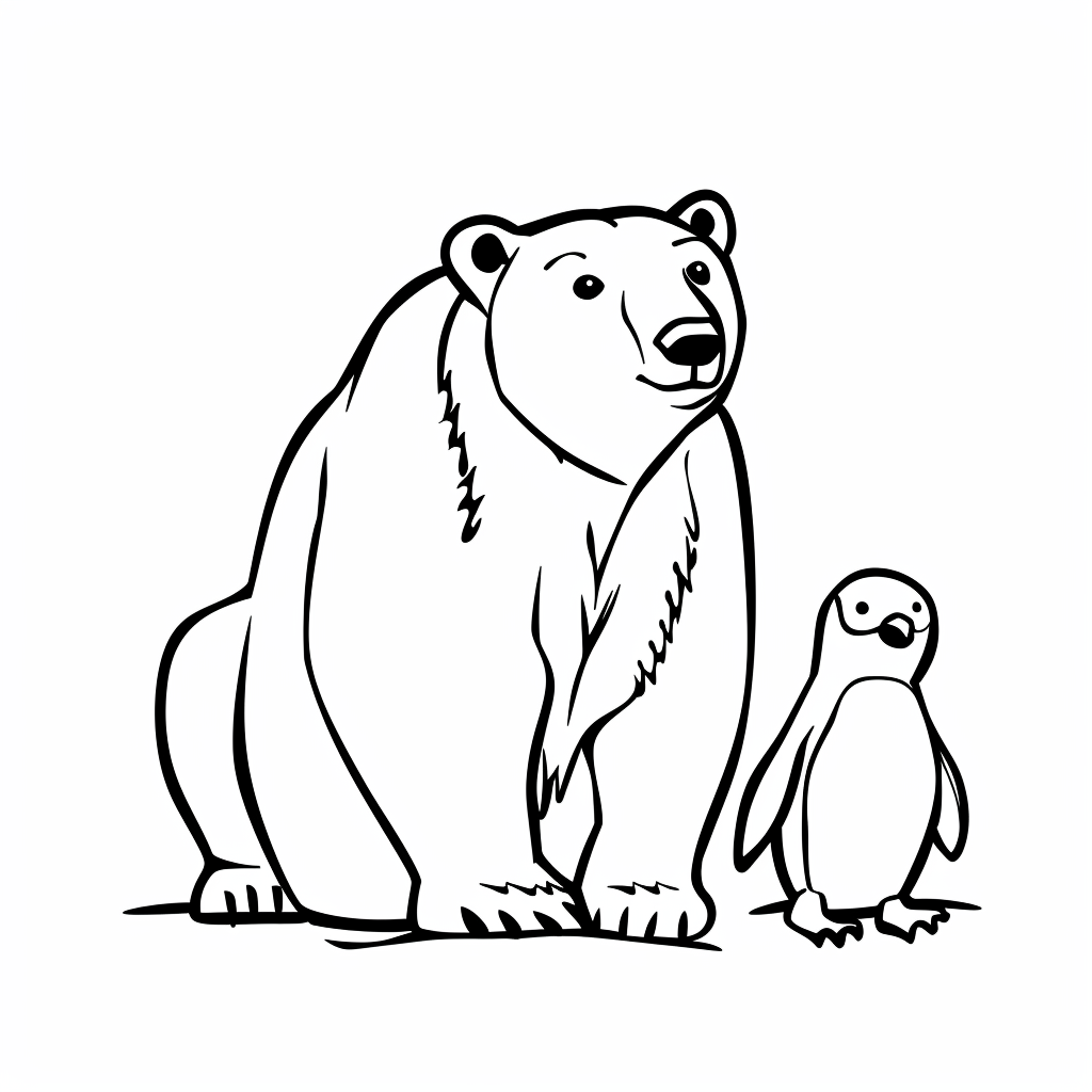 Polar Bear with Penguin v2