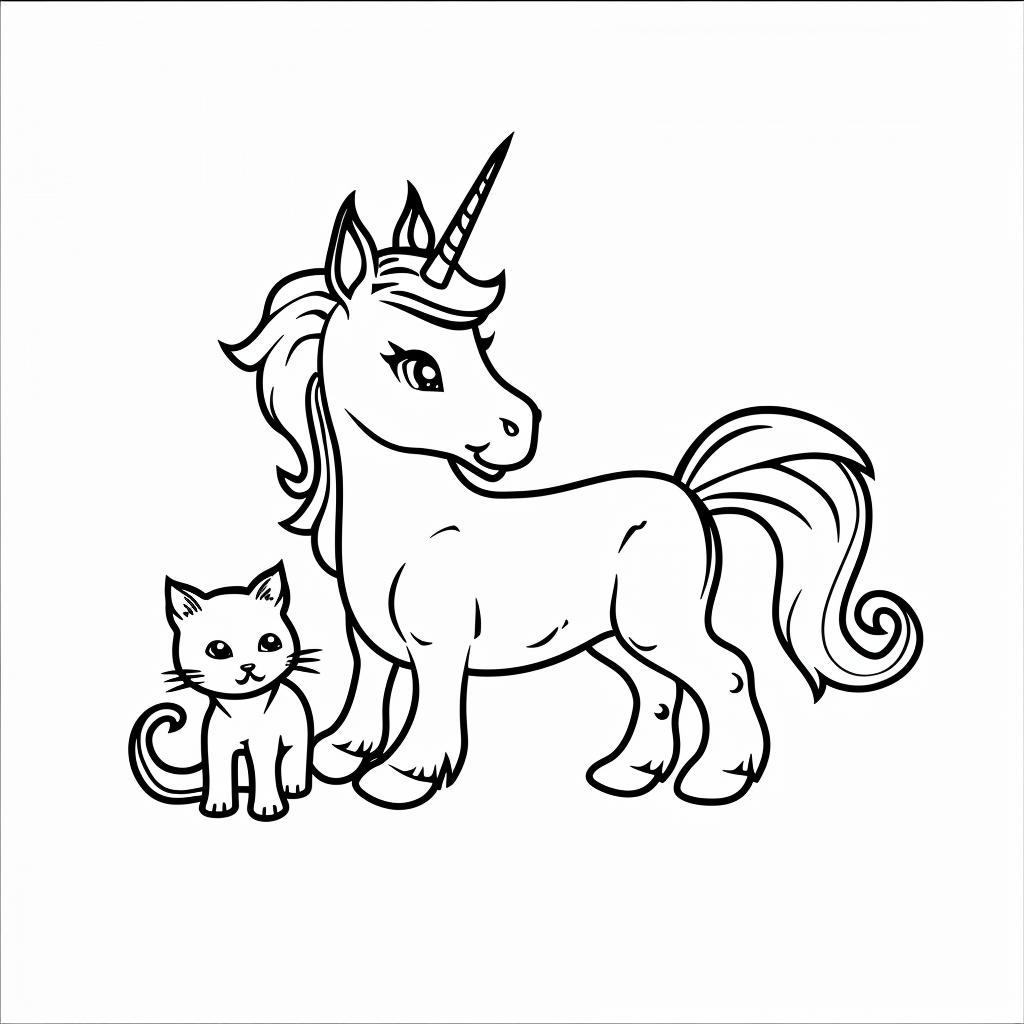 Unicorn and a Kitten