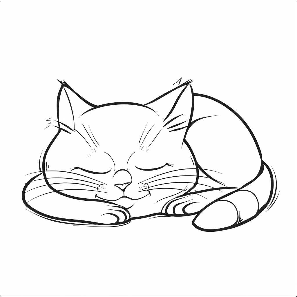 sleepy kitten