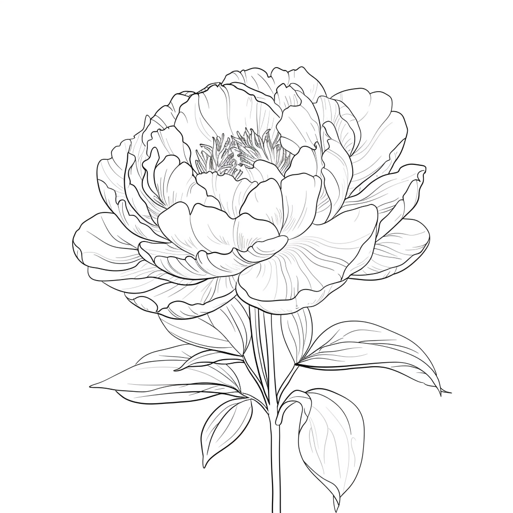 A Classic Peony