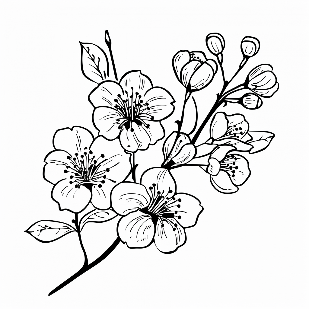 Easy Cherry Blossoms for Kids