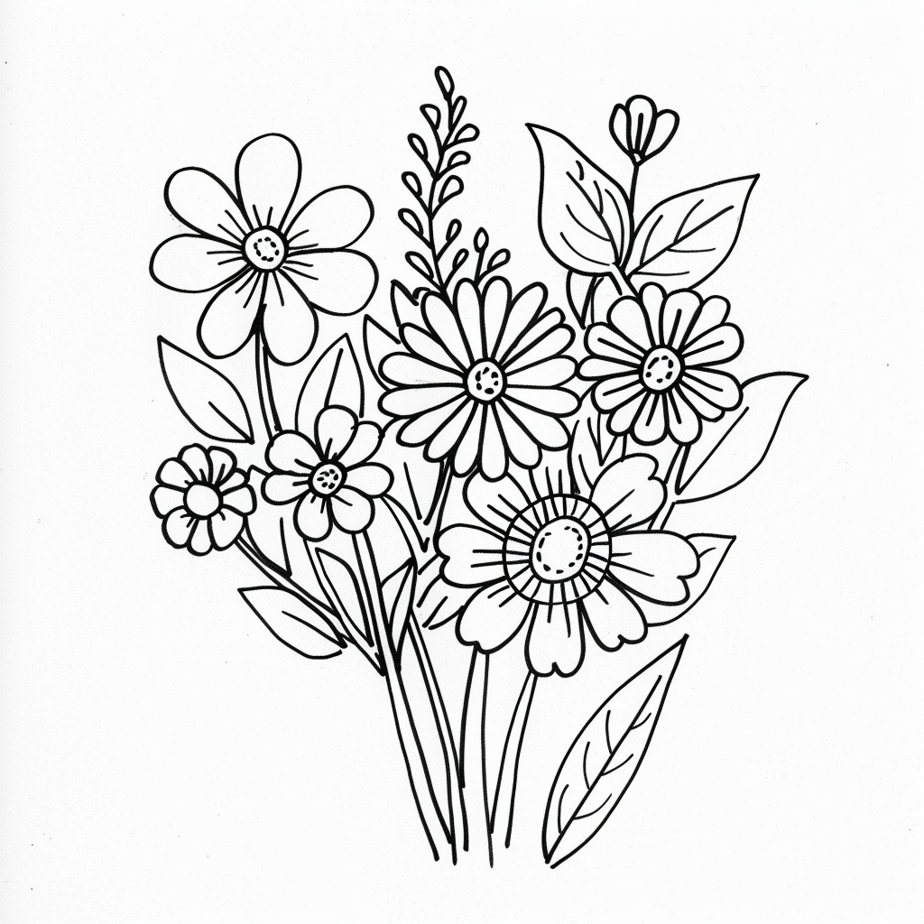 Easy Wildflower Bouquet