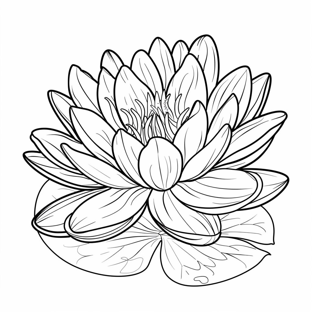 Midnight Water Lily